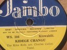 KIKO KIDS JAMBO WS 104 AFRICA 78 RPM E-  EAST AFRICAN GUITAR