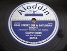 2 Jump Blues by Calvin Boze: Aladdin 3079, 3086 (unsold stock; listen)