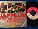 LED ZEPPELIN Over The Hills and Far Away 45 PS PORTUGAL Atlantic 1973 Rare