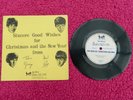 THE BEATLES 1963 UK 1st FAN CLUB FLEXI DISC CHRISTMAS RECORD + NEWSLETTER SLEEVE