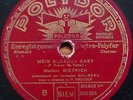 german 78 RPM- marlene dietrich-mein blondes baby-polydor germany