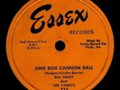 BILL HALEY and the COMETS. JUKE BOX CANNON BALL / SUNDOWN BOOGIE.78.ESSEX 374