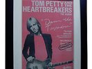 TOM PETTY+Damn Torpedoes+POSTER+AD+RARE+ORIGINAL+1980+FRAMED+EXPRESS GLOBAL SHIP