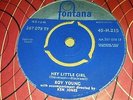 ROY YOUNG Hey Little Girl  UK 1959 Original FONTANA H 215 BRITISH RnR vg-vg+