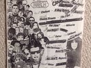 THE JAM:THE STRANGLERS:WIRE:EATER:THE ADVERTS  VINTAGE 1977 ROXY CLUB PUNK FLYER