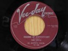 The Dells 45 (doo wop) Dreams Of Contentment / Zing Zing  Vee-Jay VG+ to VG++