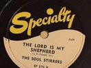 78 rpm  Black Gospel the Soul Stirrers on  Specialty SP-821 grade E-