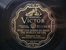 1st 78 version of This Land Is Your Land ALABAMA FOUR ?-The World's On Fire HEAR