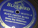 BLUES SONNY BOY WILLIAMSON Bluebird 340701 Black Panther/She Dont Love Me E-/E