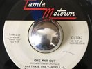 MARTHA & THE VANDELLAS rare One Way Out northern soul Tamla 45 HEAR