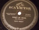 RCA Victor 20-6604 Elvis Presley Hound Dog / Don't Be Cruel 78 RPM E- E- RARE