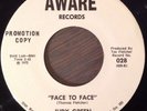 JUDY GREEN Face To Face 45, Rare Northern Soul On Aware, Promo