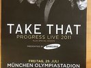 TAKE THAT 2011 MÜNCHEN  orig.Concert Poster -- Konzert Plakat  A0 xx