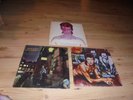 3 Classic David Bowie LP's Vinyls Aladdin Sane Ziggy Stardust Diamond Dogs (HI)