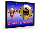 Iron Maiden Can I Play With Madness Framed Gold Disc Display Vinyl (C1)