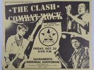 The Clash Genuine Vintage 82 US Official Tour Sacramento Handbill Flyer Poster