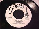 JODIE SANDS Kiss By Kiss/I'd Cry No Tears RARE TEEN GIRL POPCORN Promo 45 PARIS