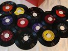 50's Capitol Record Case + (75) Vintage Era 45-rpm Records - Indexed 45's BELOW