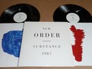 NEW ORDER - SUBSTANCE 1987 RARE FACTORY 2-LP EMBOSSED SLEEVE SUPERB EX/NM