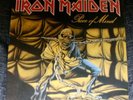 IRON MAIDEN PIECE OF MIND VINYL LP GATE FOLD SLEEVE NO BAR CODE
