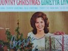 Loretta Lynn Country Christmas LP Original Signed Autograph