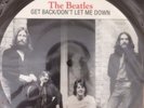 THE BEATLES 20TH ANNIVERSARY PICTURE DISC - GET BACK/ DON'T LET ME DOWN