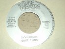 Dick Uranus Oddball Avant Garde Jazz Rock Spoken Word 45 Delaware Stone Theatre