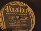 BLUES PEETIE WHEATSTRAW Vocalion 03348 Block&Tackle/Dont Take a Chance E/V+