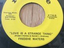 FREDDIE WATERS deep sweet soul 45 Love Is A Strange Thing / Nobody Can   Reforee