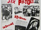 SEX PISTOLS - inDECeNt EXPOsuRe LIVE BOOTLEG Rare VINYL LP. Black labels