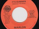 MARLON HUNTER It's Summer RARE sweet soul funk 45 post Standards Of Living HEAR
