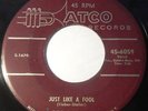 THE ROBINS Just Like A Fool / Smokey Joe's Cafe 45 rpm Atco 6059 R&B / Doo-Wop