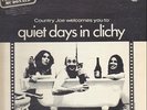 Country Joe McDonald Quiet Days In Clichy Vanguard Vinyl LP