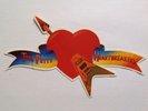 Tom Petty And The Heartbreakers  Original 1976 Unused Promo Sticker