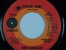 BEN SIDRAN: Poor Girl / Feel Your Groove CAPITOL Garage Psych Funk 45 Promo NM-
