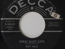 Rockabilly 45 ROY HALL Three Alley Cats DECCA 1956 Original HEAR
