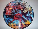 IRON MAIDEN - NUMBER OF THE BEAST LP 1982 PICTURE DISC HEAVY METAL LISTEN