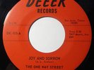 THE ONE WAY STREET Joy And Sorrow 45 rpm DEEEK RARE TX GARAGE PUNK FUZZ PSYCH