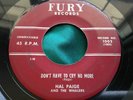 Original Jump Blues 45 : Hal Paige and The Whalers   Pour The Corn   Fury 1002