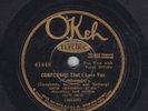 Louis Armstrong & His Sebastian New Cotton Club orchestra 78rpm Okeh 41448 JAZZ