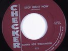 Blues Rocker 45 SONNY BOY WILLIAMSON Stop Right Now CHECKER HEAR