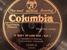 Columbia 14268D Barbecue Bob & Laughing Charlie IT WON'T BE LONG NOW E+ 78 rpm