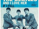HEAR Beatles And I Love Her/If I Fell Capitol 5235 PICTURE SLEEVE 45 East Coast