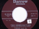 Doo Wop Rocker 45 TYRONE & NU PORTS The Combination DARROW HEAR