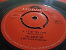 THE CREATION - IF I STAY TOO LONG. 1967 POLYDOR RECORDS