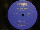 FOUR WISHES “With Love” LP Pasque label Rare Private Press Garage Lounge Psych