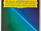 NM DG 427 496-1 Brahms Karajan symphony 3 BPO Stereo Digital 1989 LP