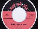 Rockabilly 45 SONEE WEST Sweet Rockin' Baby NOR VA JAK HEAR