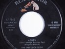 Teen Popcorn/Rock & Roll 45 SWEET SICK-TEENS Agnes RCA VICTOR HEAR