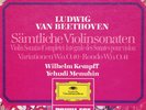 Beethoven : Complete Violin Sonatas Wilhelm Kempff/Yehudi Menuhin 5 x LP Box set